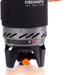 Fire-Maple FMS-X1 Camping Stove Gas System | Portable Pot/Jet Burner Outdoor Gas Cooking Essentials | Compact Equipment for Hiking Trekking Backpacking Fishing Hunting Bushcraft