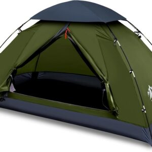 Night Cat Camping Tent for 1 2 Person Man Waterproof Backpacking Tents Easy Setup Lightweight for Hiking Backyard
