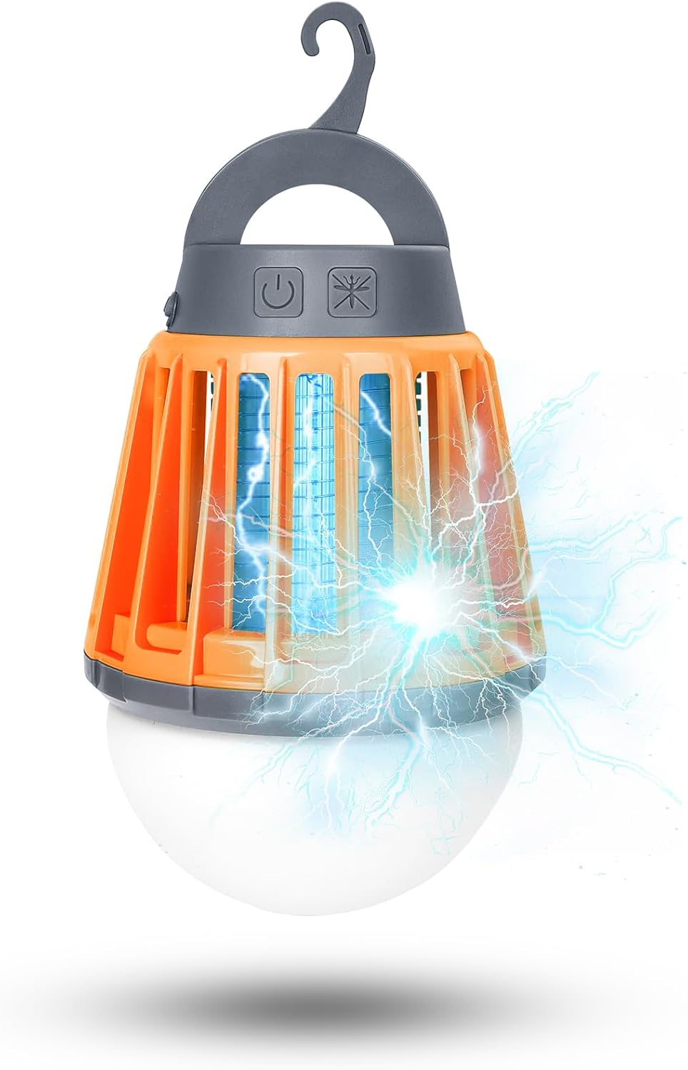 BroElec Camping Lantern, LED Camping Light Mosquito Killer Lamp 2-in-1, 20 Hrs Battery Life USB Rechargeable IPX6 Waterproof Lightweight Portable for Camping Outdoor Garden Tents Emergency