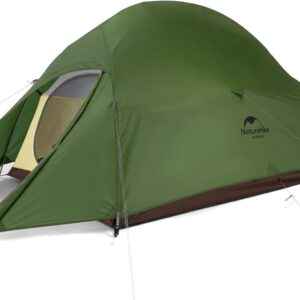 Naturehike Cloud Up 2 Person Silicone Waterproof Tent Lightweight Backpacking Tent with Footprint PU3000-4000mm Free Standing Ultralight Camping Hiking Backpack