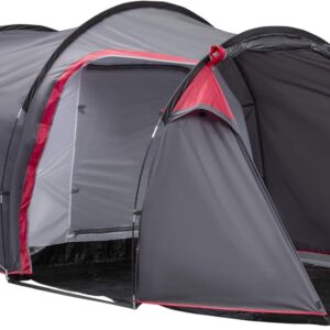 Outsunny 2-3 Person Tunnel Tent with Sewn-in Groundsheet, Air Vents, Rainfly, 2000mm Water Column, Camping Tent with 1 Bedroom, Inbuilt Porch, Living Area for Camping, Hiking