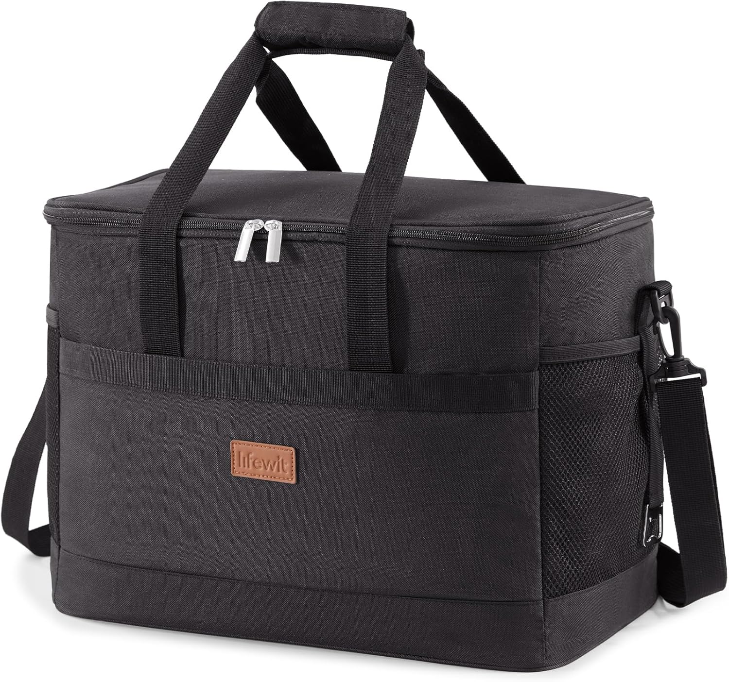 Lifewit Soft Cooler Bag with Hard Liner, Large Insulated Picnic Lunch Bag Box Soft-Sided Cooling Bag for Camping/BBQ/Family Outdoor Activities