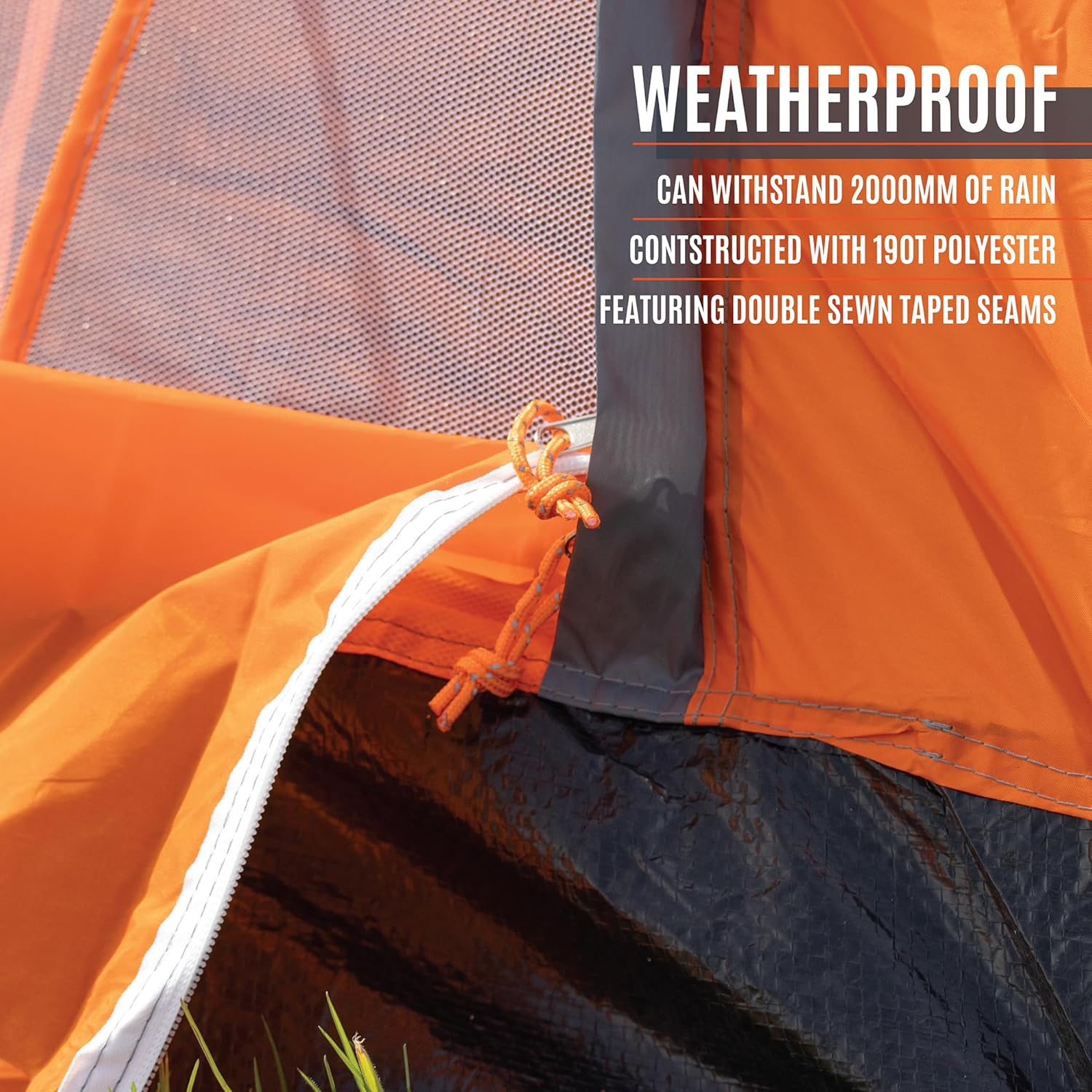 Milestone Camping Dome Tent/Sleeps Water Resistant/Portable - Image 10