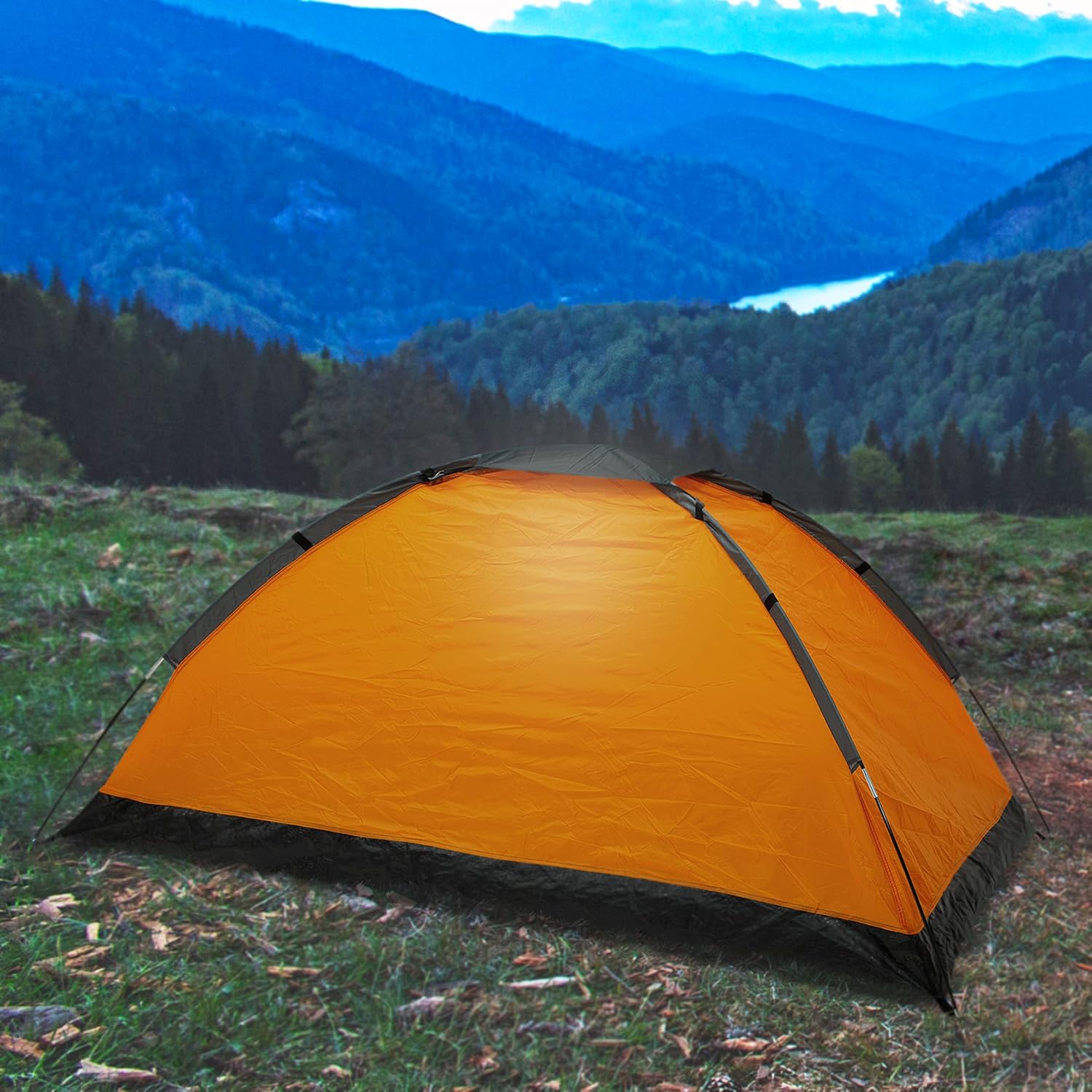 Milestone Camping Dome Tent/Sleeps Water Resistant/Portable - Image 2