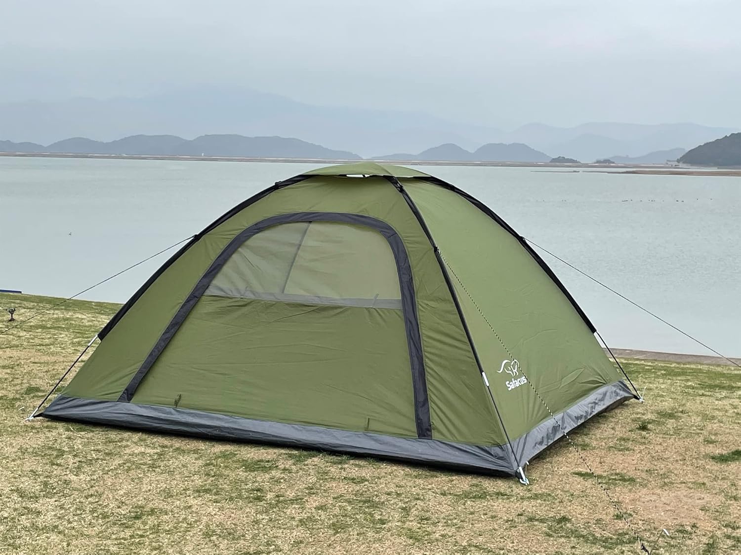 SAFACUS Camping Tent for 4 People, Lightweight, Sturdy, Waterproof 4 Man Dome Tent - Ventilation System, Mosquito Protection - Image 5